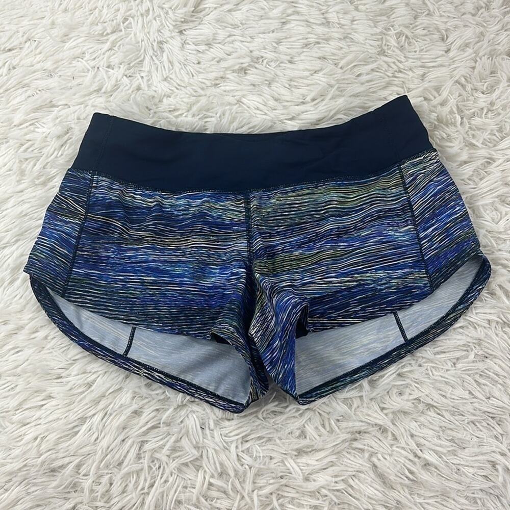 Lululemon Speed Up Short *2.5" Interconnect Blue Multi / True Navy